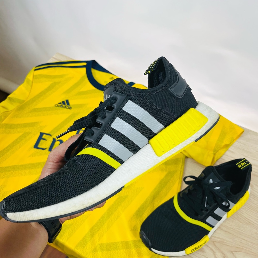 Adidas NMD yellow and black